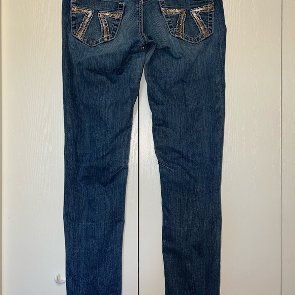 Seven7 Sequined Legging Jeans - Picture 5 of 15